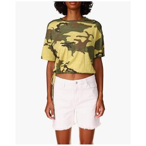Sanctuary Camo drawstring tee shirt